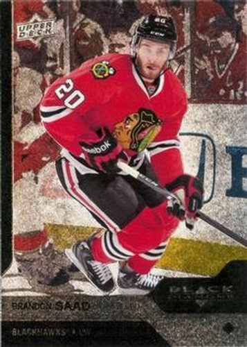 #70 Brandon Saad - Chicago Blackhawks - 2013-14 Upper Deck Black Diamond Hockey