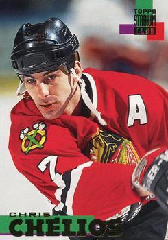 #70 Chris Chelios - Chicago Blackhawks - 1994-95 Stadium Club Hockey