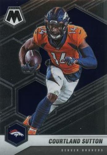 #70 Courtland Sutton - Denver Broncos - 2021 Panini Mosaic Football