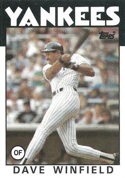 #70 Dave Winfield - New York Yankees - 1986 Topps Baseball