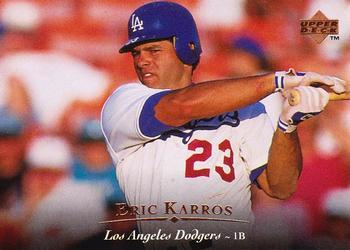 #70 Eric Karros - Los Angeles Dodgers - 1995 Upper Deck Baseball
