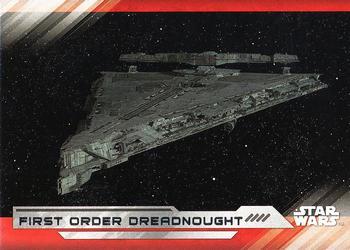 #70 First Order Dreadnought - 2017 Topps Star Wars The Last Jedi