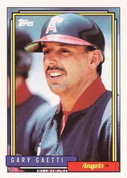 #70 Gary Gaetti - California Angels - 1992 Topps Baseball