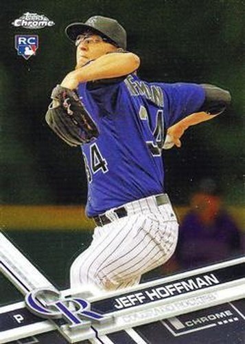 #70 Jeff Hoffman - Colorado Rockies - 2017 Topps Chrome Baseball