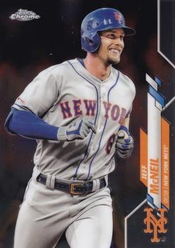 #70 Jeff McNeil - New York Mets - 2020 Topps Chrome Baseball