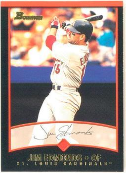 #70 Jim Edmonds - St. Louis Cardinals - 2001 Bowman Baseball