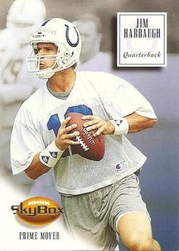 #70 Jim Harbaugh - Indianapolis Colts - 1994 SkyBox Premium Football