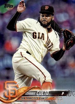 #70 Johnny Cueto - San Francisco Giants - 2018 Topps Baseball
