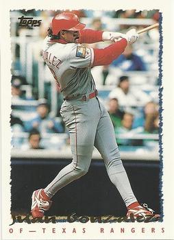 #70 Juan Gonzalez - Texas Rangers - 1995 Topps Baseball