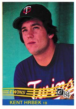 #70 Kent Hrbek - Minnesota Twins - 1984 Donruss Baseball