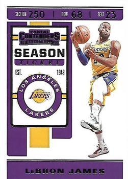 #70 LeBron James - Los Angeles Lakers - 2019-20 Panini Contenders Basketball