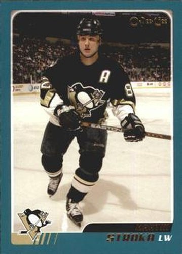 #70 Martin Straka - Pittsburgh Penguins - 2003-04 O-Pee-Chee Hockey