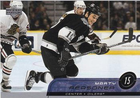 #70 Marty Reasoner - Edmonton Oilers - 2002-03 Upper Deck Hockey