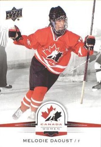 #70 Melodie Daoust - Canada - 2014-15 Upper Deck Team Canada Juniors Hockey