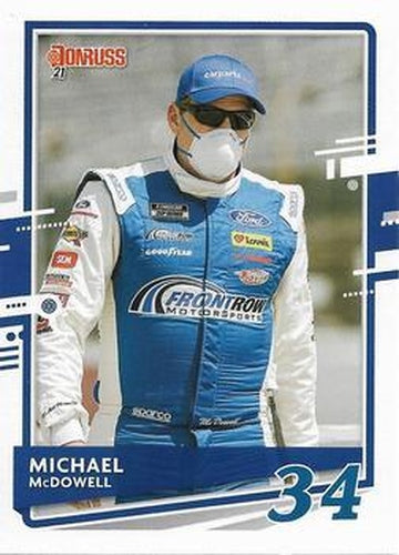#70 Michael McDowell - Front Row Motorsports - 2021 Donruss Racing