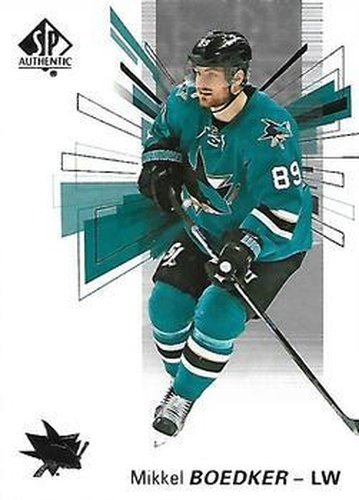 #70 Mikkel Boedker - San Jose Sharks - 2016-17 SP Authentic Hockey