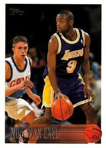 #70 Nick Van Exel - Los Angeles Lakers - 1996-97 Topps Basketball
