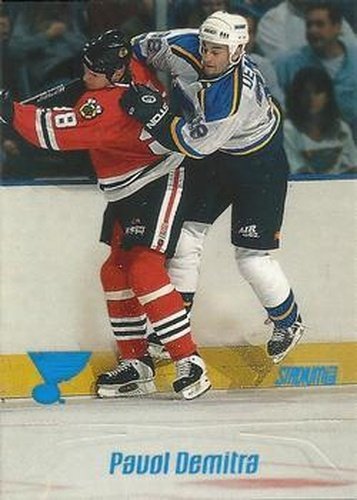 #70 Pavol Demitra - St. Louis Blues - 1999-00 Stadium Club Hockey