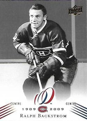 #70 Ralph Backstrom - Montreal Canadiens - 2008-09 Upper Deck Montreal Canadiens Centennial Hockey