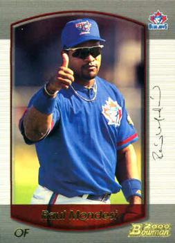 #70 Raul Mondesi - Toronto Blue Jays - 2000 Bowman Baseball