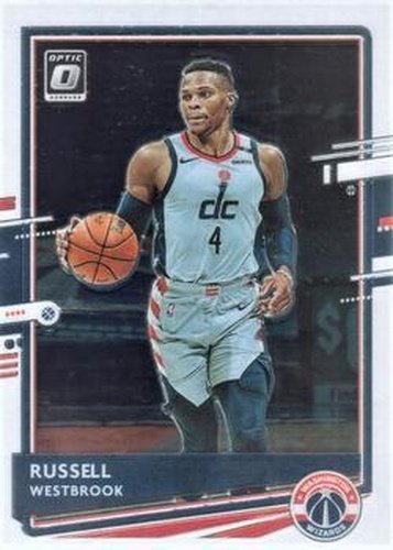 #70 Russell Westbrook - Washington Wizards - 2020-21 Donruss Optic Basketball