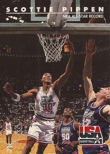 #70 Scottie Pippen - USA - 1992 SkyBox USA Basketball