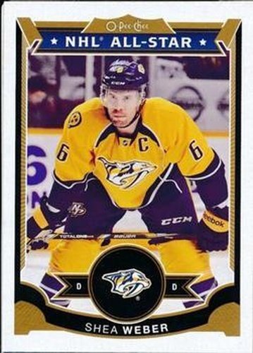 #70 Shea Weber - Nashville Predators - 2015-16 O-Pee-Chee Hockey
