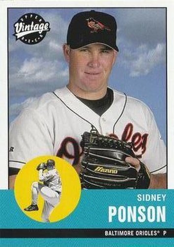 #70 Sidney Ponson - Baltimore Orioles - 2001 Upper Deck Vintage Baseball