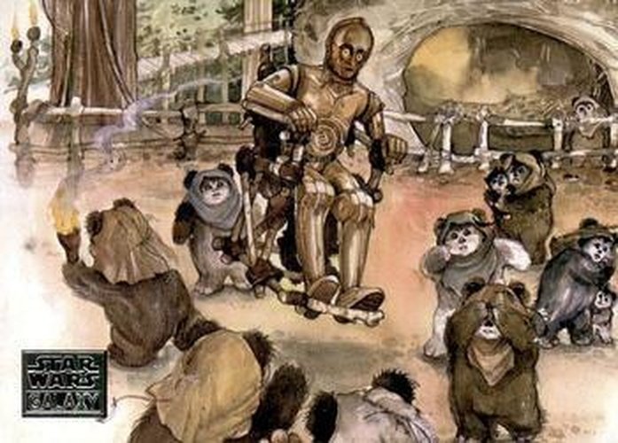 #70 The Golden Deity - 2018 Topps Star Wars Galaxy 8