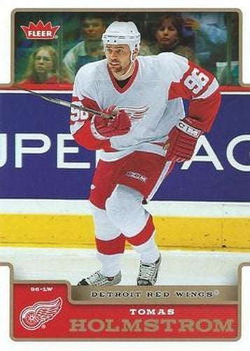 #70 Tomas Holmstrom - Detroit Red Wings - 2006-07 Fleer Hockey