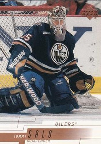 #70 Tommy Salo - Edmonton Oilers - 2000-01 Upper Deck Hockey