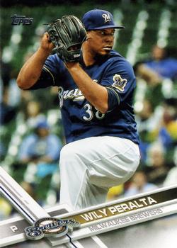 #70 Wily Peralta - Milwaukee Brewers - 2017 Topps Baseball