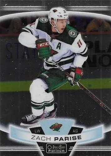 #70 Zach Parise - Minnesota Wild - 2019-20 O-Pee-Chee Platinum Hockey