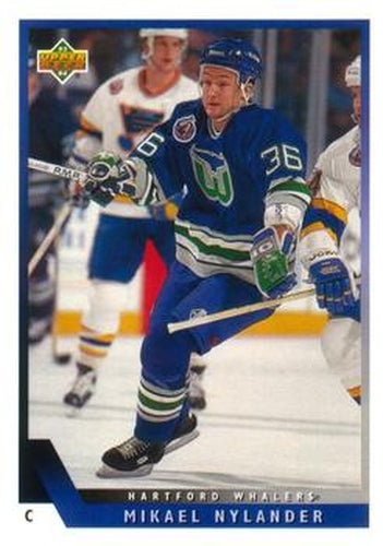 #70 Mikael Nylander - Hartford Whalers - 1993-94 Upper Deck Hockey