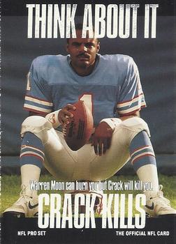 #370 Warren Moon - Houston Oilers - 1991 Pro Set Football