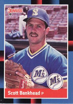 #70 Scott Bankhead - Seattle Mariners - 1988 Donruss Baseball