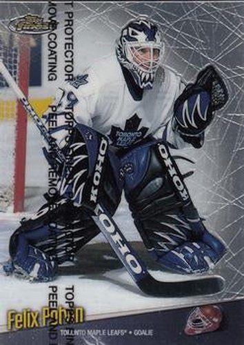 #70 Felix Potvin - Toronto Maple Leafs - 1998-99 Finest Hockey