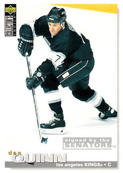 #70 Dan Quinn - Ottawa Senators - 1995-96 Collector's Choice Hockey