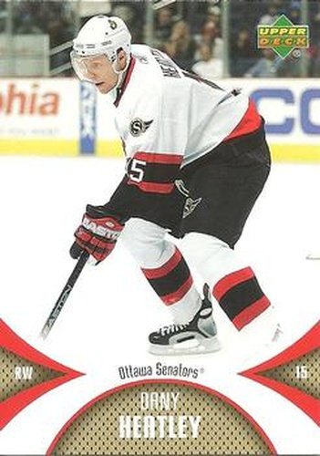 #70 Dany Heatley - Ottawa Senators - 2006-07 Upper Deck Mini Jersey Hockey