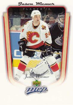 #70 Jason Wiemer - Calgary Flames - 2005-06 Upper Deck MVP Hockey