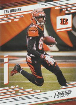 #70 Tee Higgins - Cincinnati Bengals - 2021 Panini Prestige Football