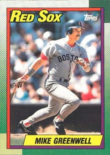 #70 Mike Greenwell - Boston Red Sox - 1990 O-Pee-Chee Baseball