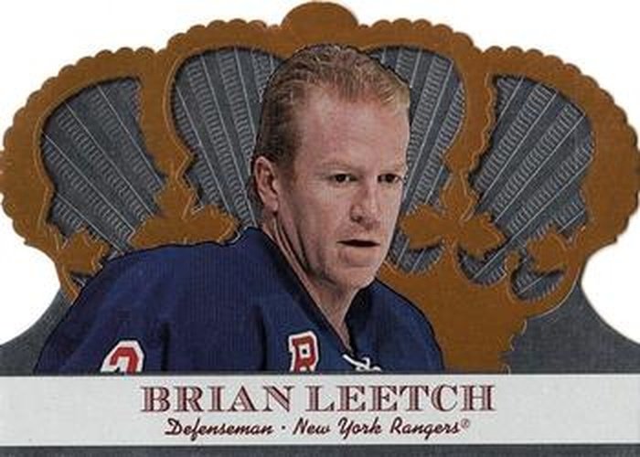#70 Brian Leetch - New York Rangers - 2000-01 Pacific Crown Royale Hockey