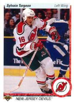 #70 Sylvain Turgeon - New Jersey Devils - 1990-91 Upper Deck Hockey