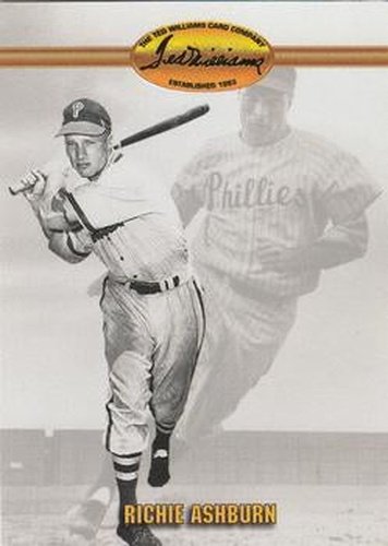 #70 Richie Ashburn - Philadelphia Phillies - 1993 Ted Williams Baseball