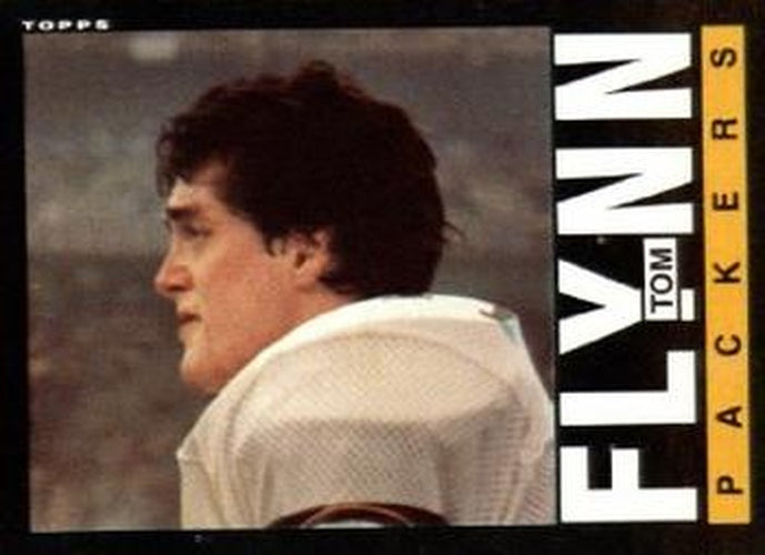 #70 Tom Flynn - Green Bay Packers - 1985 Topps Football