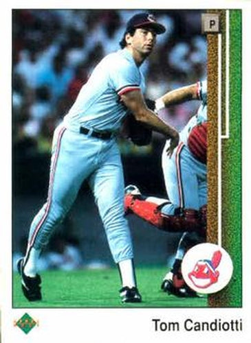 #470 Tom Candiotti - Cleveland Indians - 1989 Upper Deck Baseball