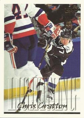 #70 Chris Gratton - Tampa Bay Lightning - 1995-96 Topps Hockey
