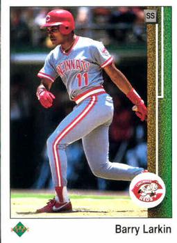 #270 Barry Larkin - Cincinnati Reds - 1989 Upper Deck Baseball