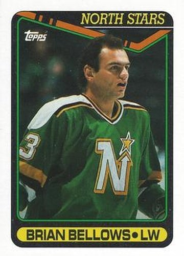 #70 Brian Bellows - Minnesota North Stars - 1990-91 Topps Hockey